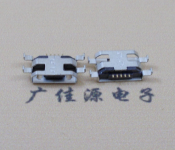 Micro USB 母座可根據PC板尺寸設計端子長短封裝 Micro USB 母座可根據PC板尺寸設計端子長短封裝