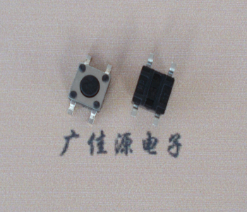 貼片輕觸開關4.5x4.5按鍵引腳封裝定義詳解